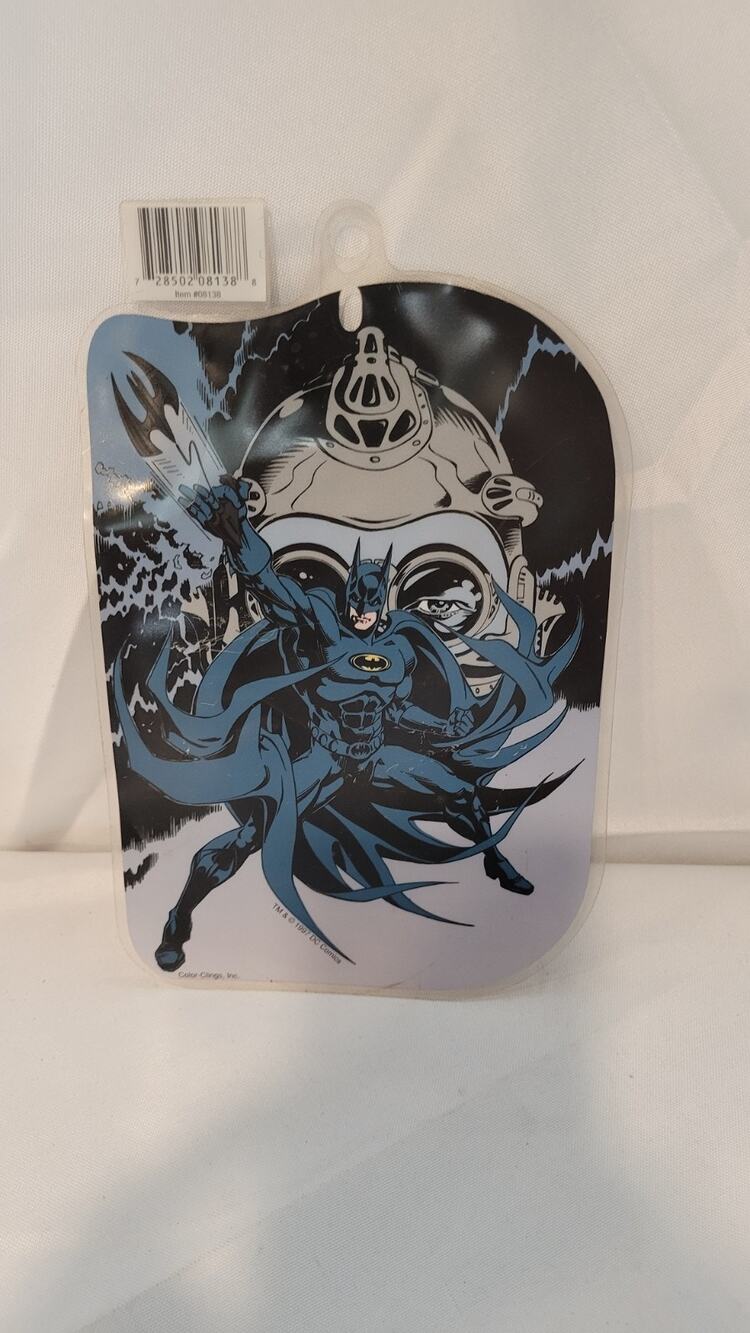Vintage 1997 Batman DC Comics Color Clings Window Cling Suncatcher New NOS